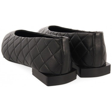 Gioseppo 64518 Ballerine en cuir rembourrée Sigdal NEGRO