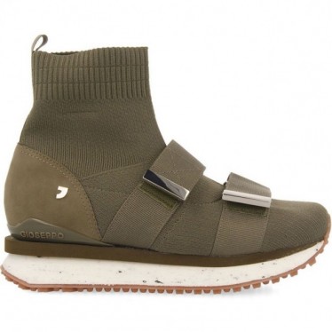 Gioseppo 67734 Baskets de type chaussette Elva KAKI