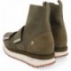 Gioseppo 67734 Baskets de type chaussette Elva KAKI