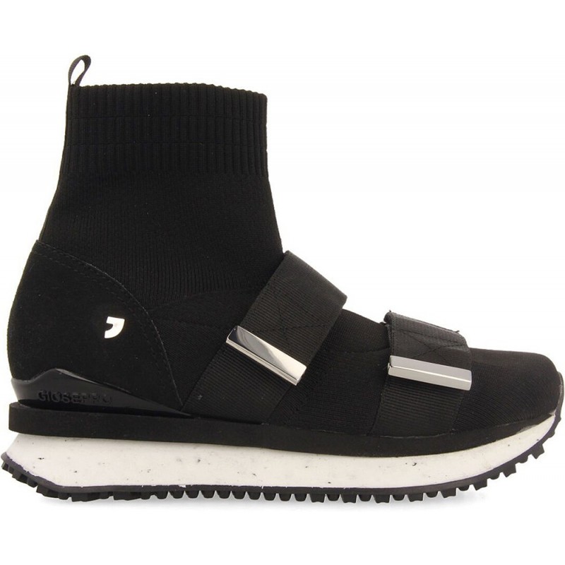 Gioseppo 67734 Baskets de type chaussette Elva NEGRO