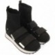 Gioseppo 67734 Baskets de type chaussette Elva NEGRO