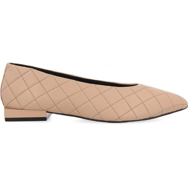 Gioseppo 64518 Ballerine en cuir rembourrée Sigdal NUDE
