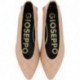 Gioseppo 64518 Ballerine en cuir rembourrée Sigdal NUDE