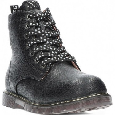 Bottes pour filles par GARVALIN 241565 étoiles mates NEGRO