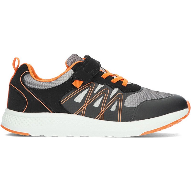 GARVALIN 241821B chaussures de sport pour enfants en maille NEGRO