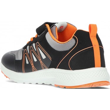 GARVALIN 241821B chaussures de sport pour enfants en maille NEGRO