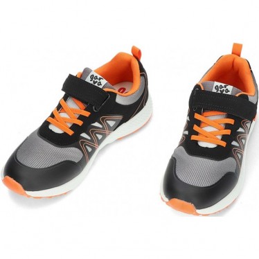 GARVALIN 241821B chaussures de sport pour enfants en maille NEGRO