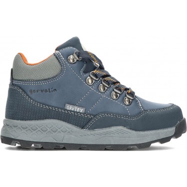 GARVALIN 241541 bottines garçon mat AZUL_MARINO