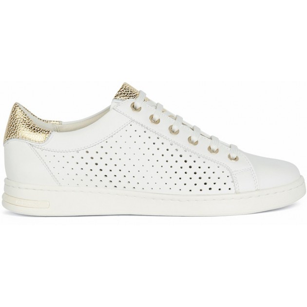 GEOX JAYSEN BASKETS BASSES D151BB WHITE_GOLD