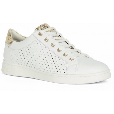 GEOX JAYSEN BASKETS BASSES D151BB WHITE_GOLD