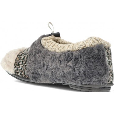 Chausson homme VULLADI modèle 5614 cas GRISES_TRICOT