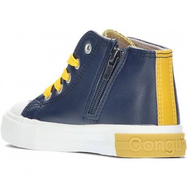 CONGUITOS baskets unisexes ours 127004 hautes LETTERS_NAVY