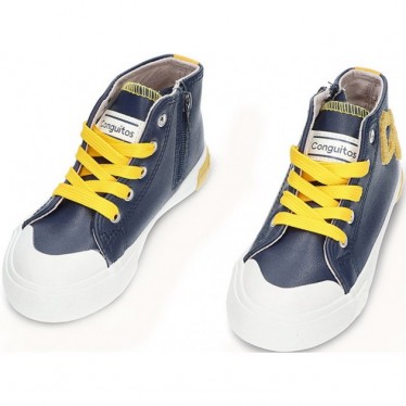 CONGUITOS baskets unisexes ours 127004 hautes LETTERS_NAVY