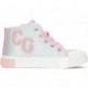 CONGUITOS baskets unisexes ours 127004 hautes LETTERS_SILVER