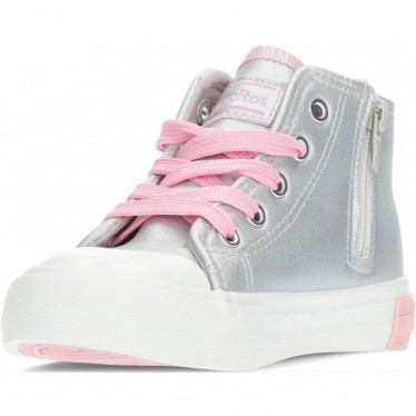 CONGUITOS baskets unisexes ours 127004 hautes LETTERS_SILVER