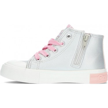 CONGUITOS baskets unisexes ours 127004 hautes LETTERS_SILVER