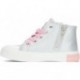 CONGUITOS baskets unisexes ours 127004 hautes LETTERS_SILVER