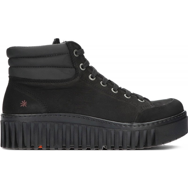 BOTTINES EN NUBUCK ART 1532 BLACK