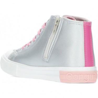Baskets fille CONGUITOS 264004G LETTERS_SILVER