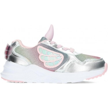 Baskets fille CONGUITOS 261018 avec lumières UNICORN_SILVER