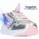 Baskets fille CONGUITOS 261018 avec lumières UNICORN_SILVER