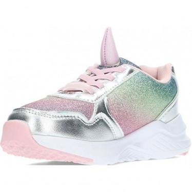 Baskets fille CONGUITOS 261018 avec lumières UNICORN_SILVER