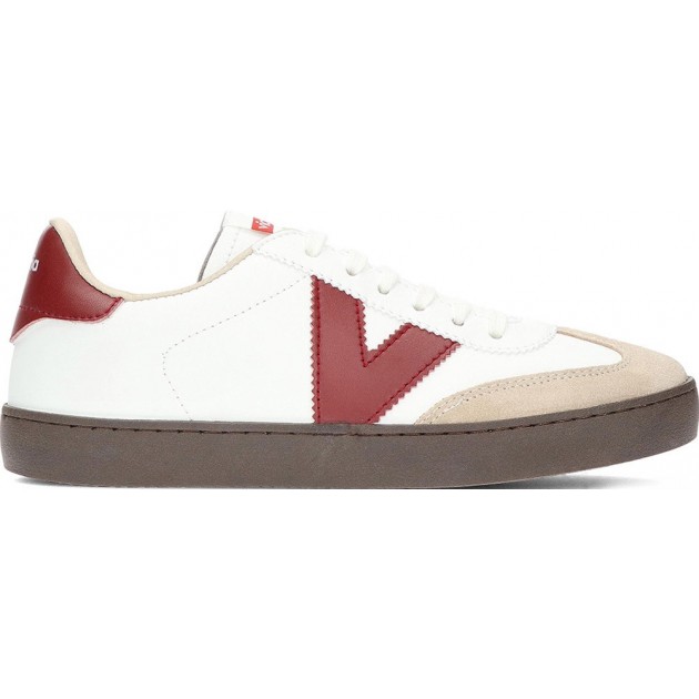 Baskets femme VICTORIA 126201 Berlin BURDEOS_BLANCO
