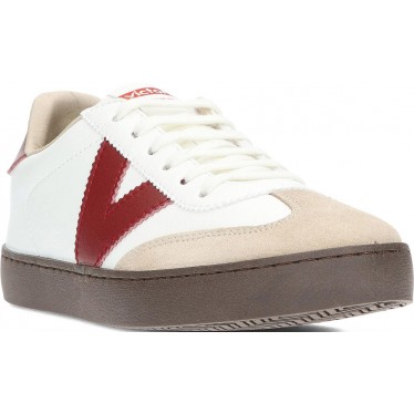 Baskets femme VICTORIA 126201 Berlin BURDEOS_BLANCO