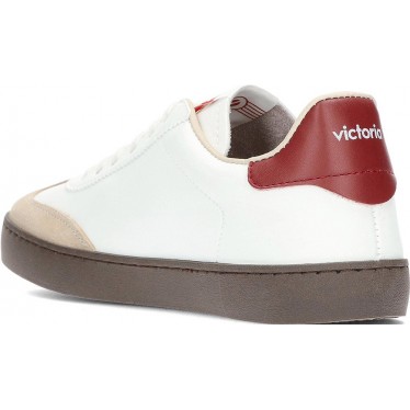 Baskets femme VICTORIA 126201 Berlin BURDEOS_BLANCO