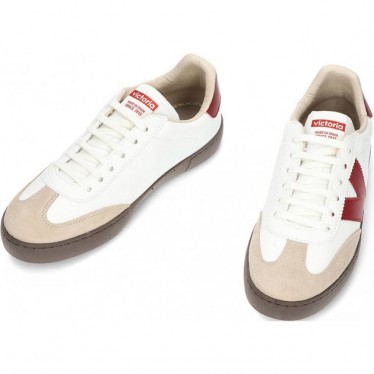 Baskets femme VICTORIA 126201 Berlin BURDEOS_BLANCO