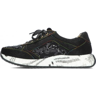 Baskets femme LAURA VITA burton11G NOIR