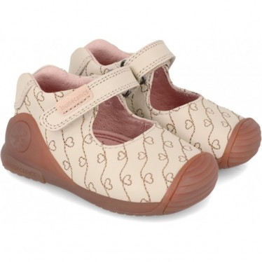 Ballerine pour fille Biomecanics 241100 Imprimé coeur LATTE_MACCHIATO
