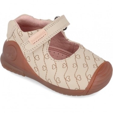 Ballerine pour fille Biomecanics 241100 Imprimé coeur LATTE_MACCHIATO
