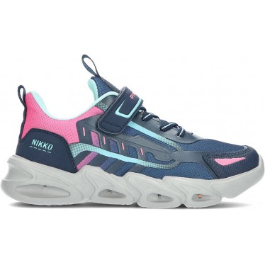 PABLOSKY baskets fille 978520 nikko NAVY_FUXIA