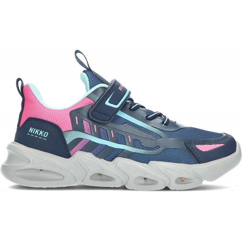 PABLOSKY baskets fille 978520 nikko NAVY_FUXIA