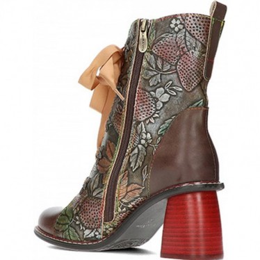 Bottines femme LAURA VITA modèle EVCAO311 CHOCO