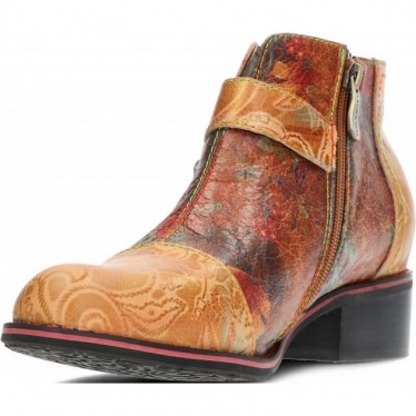 LAURA VITA bottines femme alice12 COGNAC