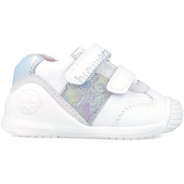 SNEAKER PREMIERS PAS À PAILLETTES BIOMÉCANIQUE 242112 BLANCO SNEAKER PREMIERS PAS À PAILLETTES BIOMÉCANIQUE 242112 BLANCO