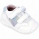 SNEAKER PREMIERS PAS À PAILLETTES BIOMÉCANIQUE 242112 BLANCO