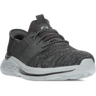 SKECHERS baskets homme 210803 newick BLACK