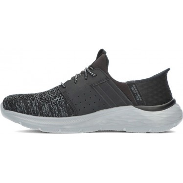 SKECHERS baskets homme 210803 newick BLACK