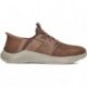 SKECHERS baskets homme 210803 newick DARK_BROWN
