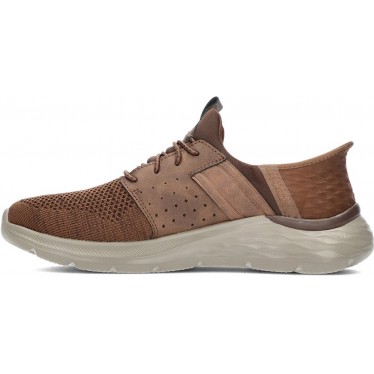 SKECHERS baskets homme 210803 newick DARK_BROWN