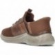 SKECHERS baskets homme 210803 newick DARK_BROWN