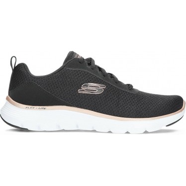 SKECHERS 150206 baskets flexibles pour femmes BLACK_ROSE_GOLD