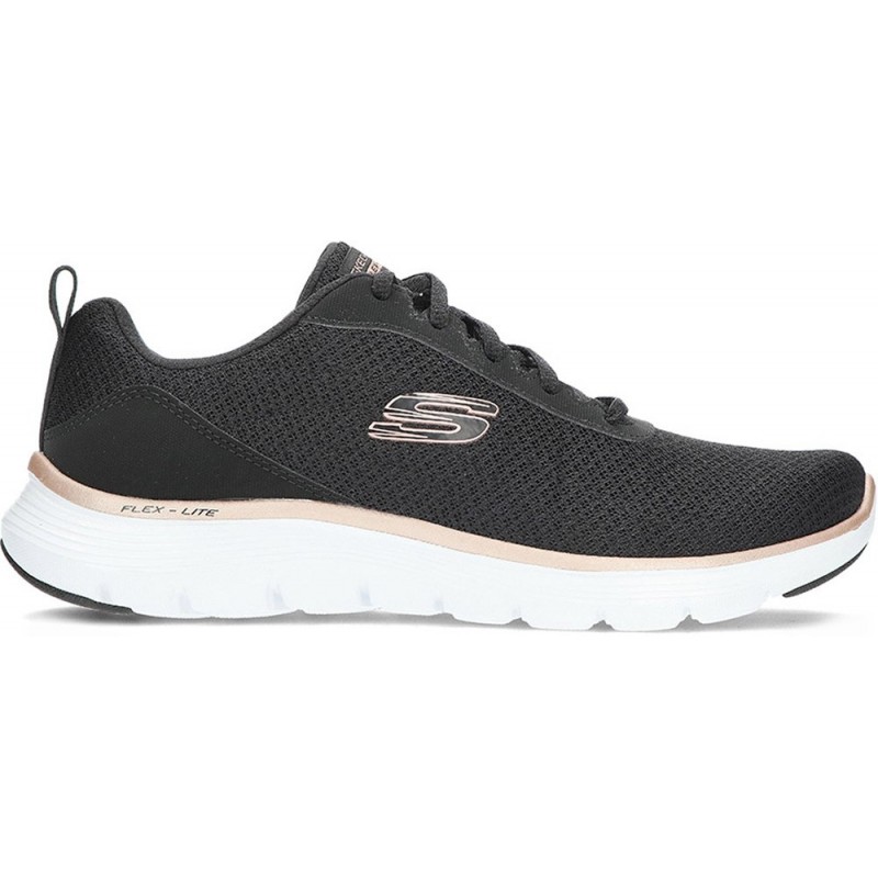 SKECHERS 150206 baskets flexibles pour femmes BLACK_ROSE_GOLD