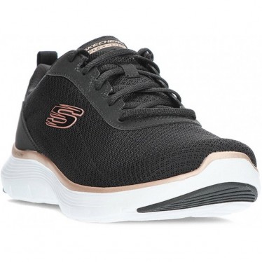 SKECHERS 150206 baskets flexibles pour femmes BLACK_ROSE_GOLD