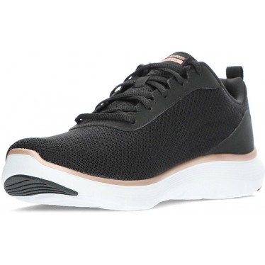 SKECHERS 150206 baskets flexibles pour femmes BLACK_ROSE_GOLD