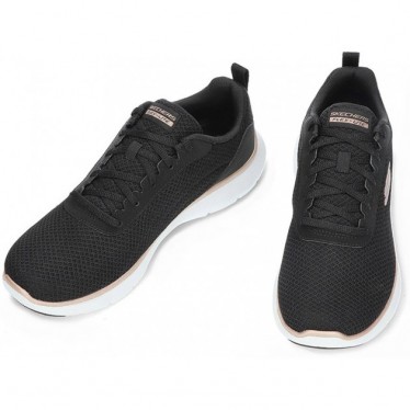 SKECHERS 150206 baskets flexibles pour femmes BLACK_ROSE_GOLD