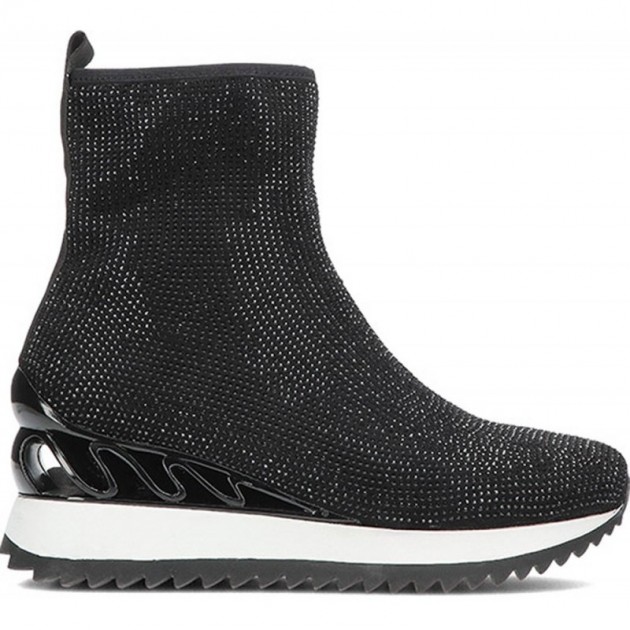 EXE SHOES Bottine femme B811 starss BLACK EXE SHOES Bottine femme B811 starss BLACK